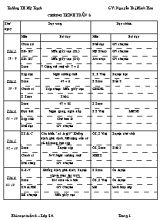 Giáo án Lớp 2 - Tuần 6 - Năm học 2014-2015 (Bản đẹp)
